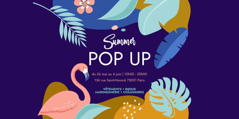 Pop up store in Paris