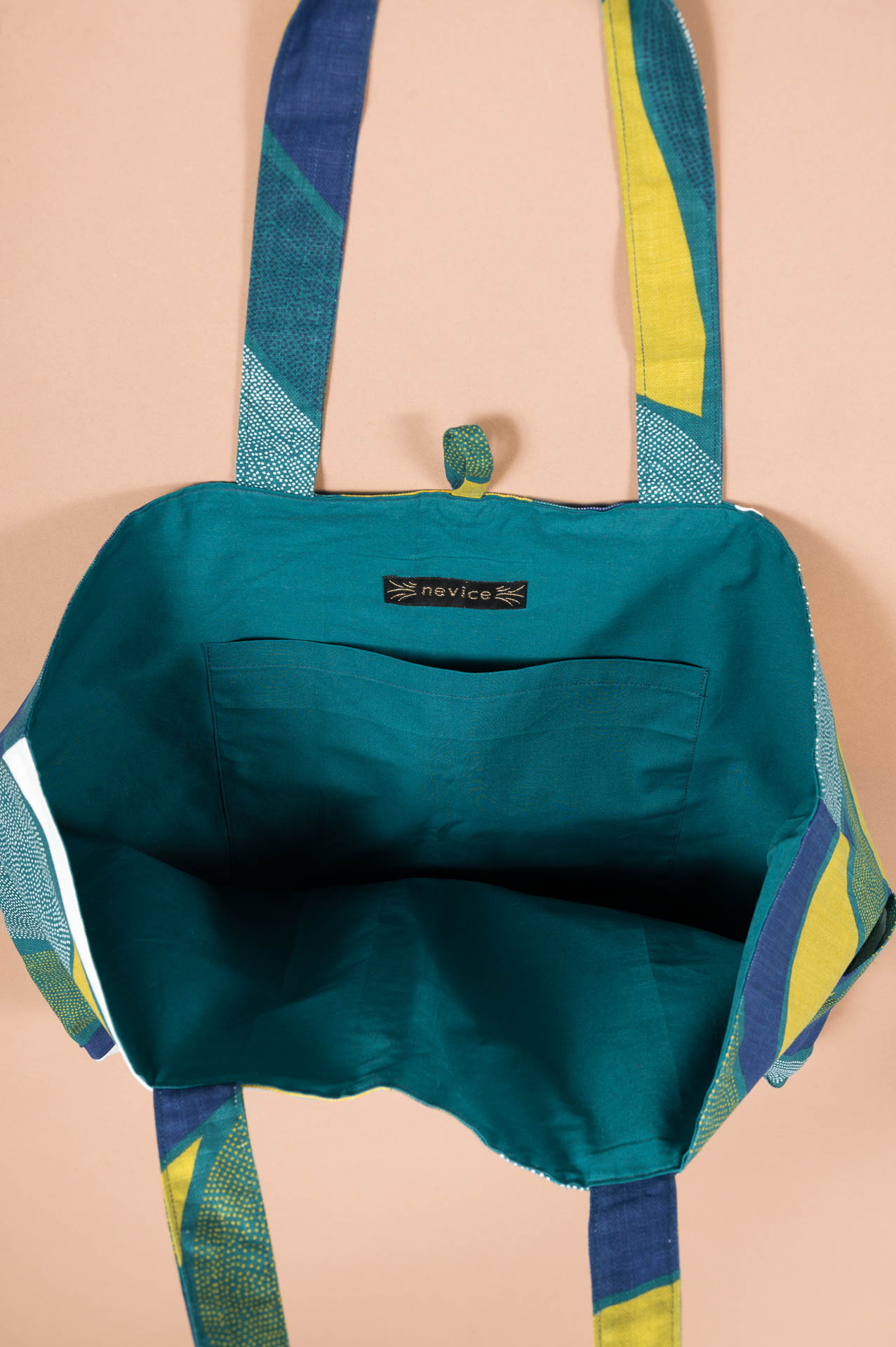 Lime green shopping bag – Image 2