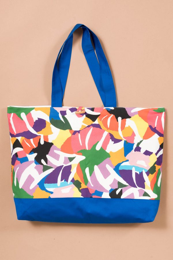 Sac cabas multicolore