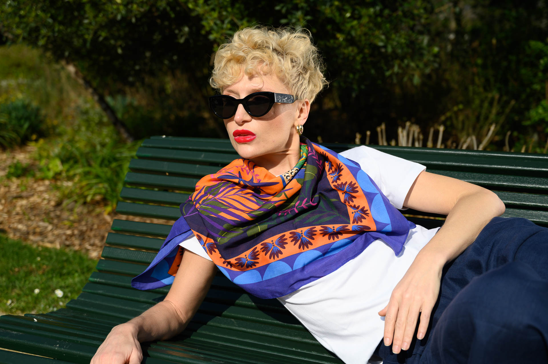 Peacock scarf – Image 3