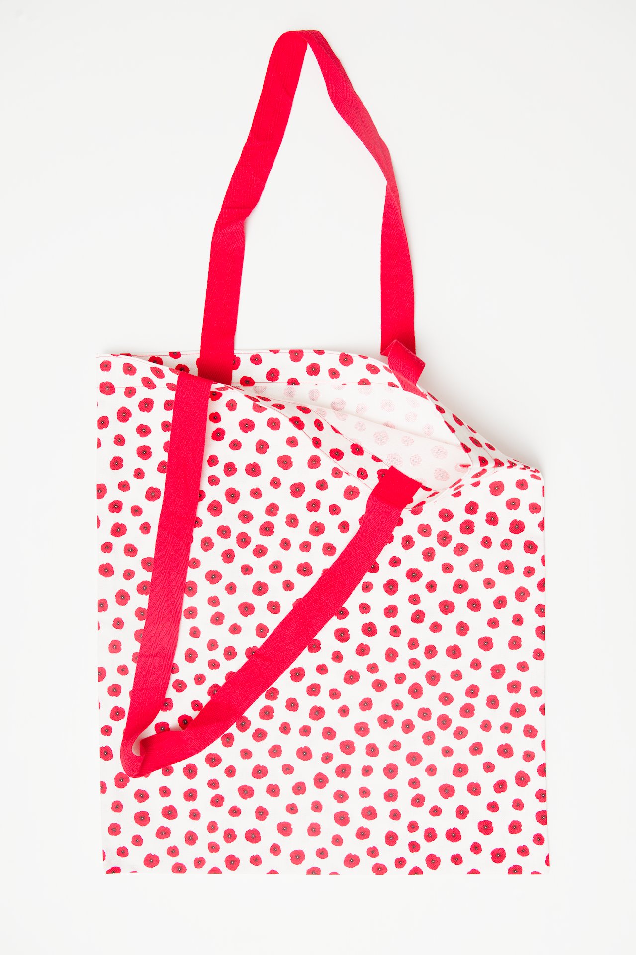 Papaveri Tote Bag (red floral) – Image 3