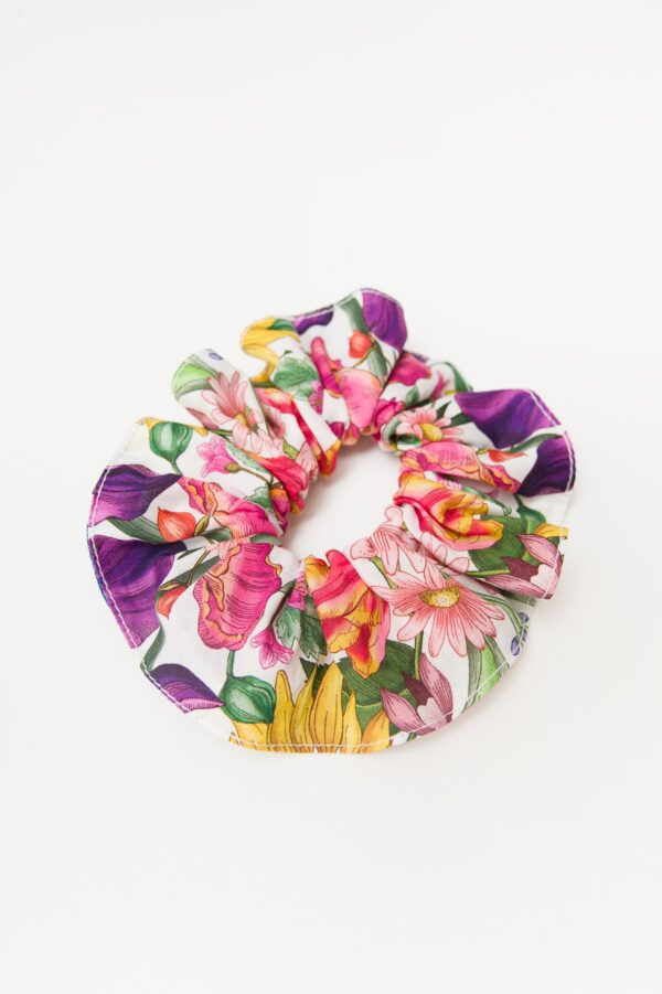 Chouchou floral clair