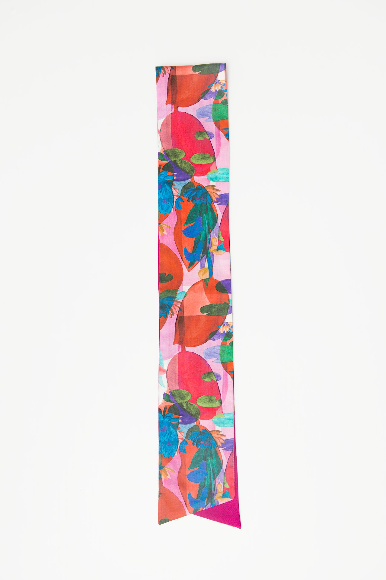 Orange Pink Reversible Hairband – Image 3