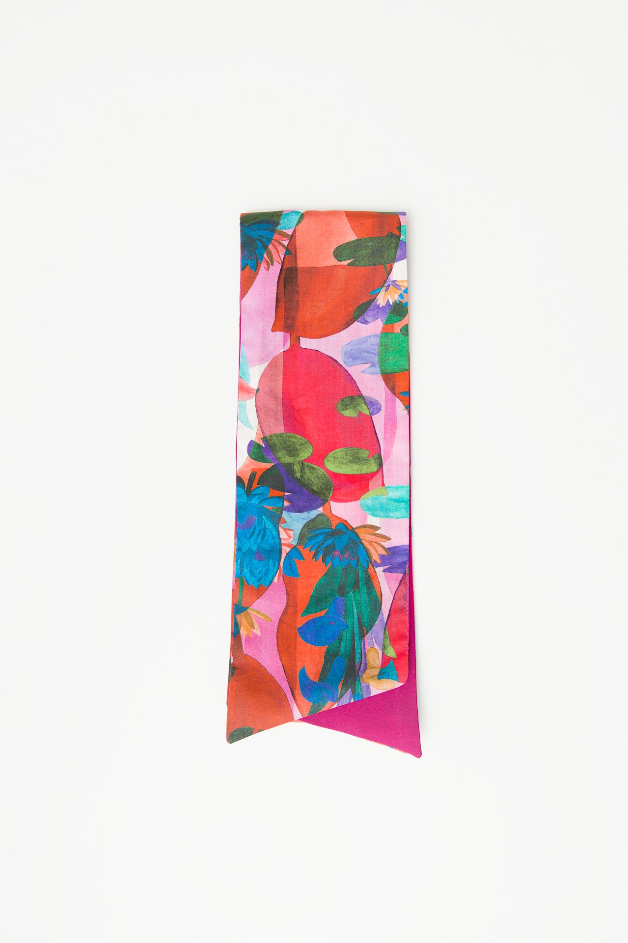 Orange Pink Reversible Hairband – Image 4