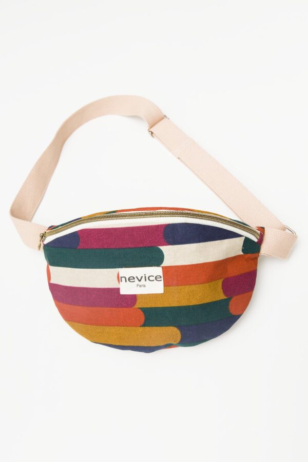 Sac banane multicolore