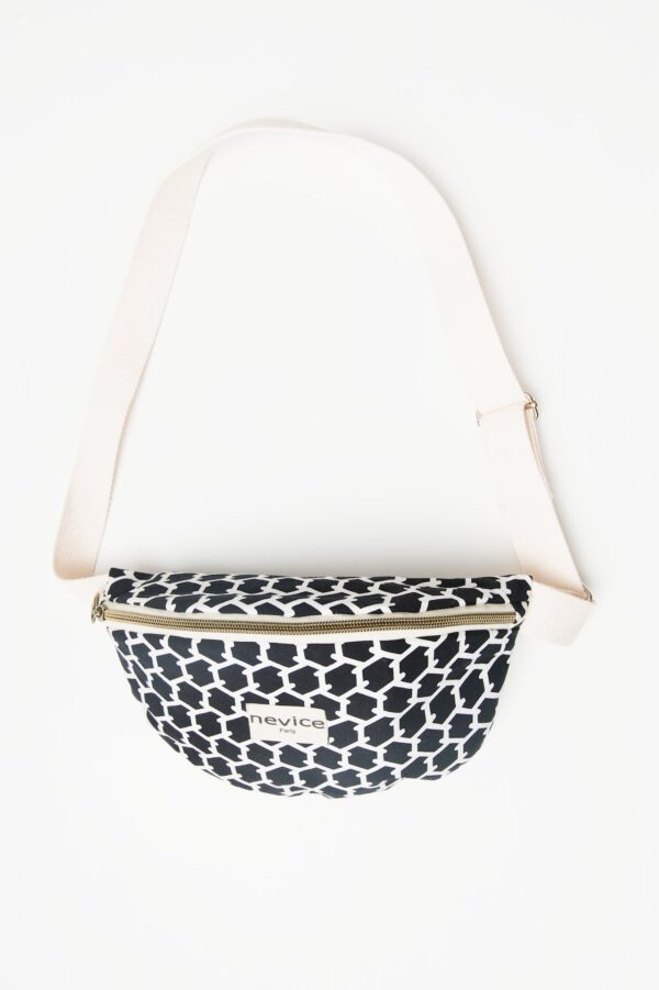 Sac banane noir et blanc